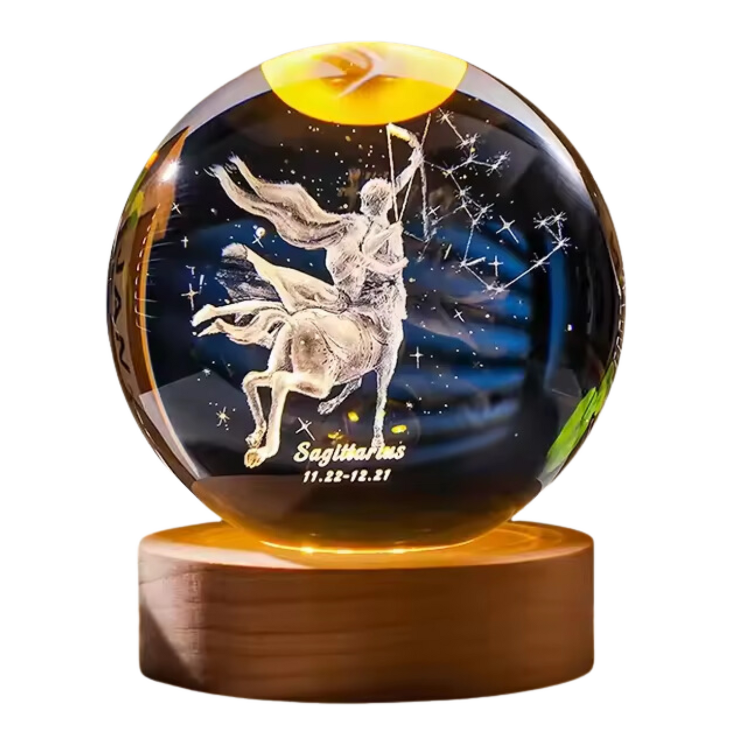 3D Zodiac Crystal Balls