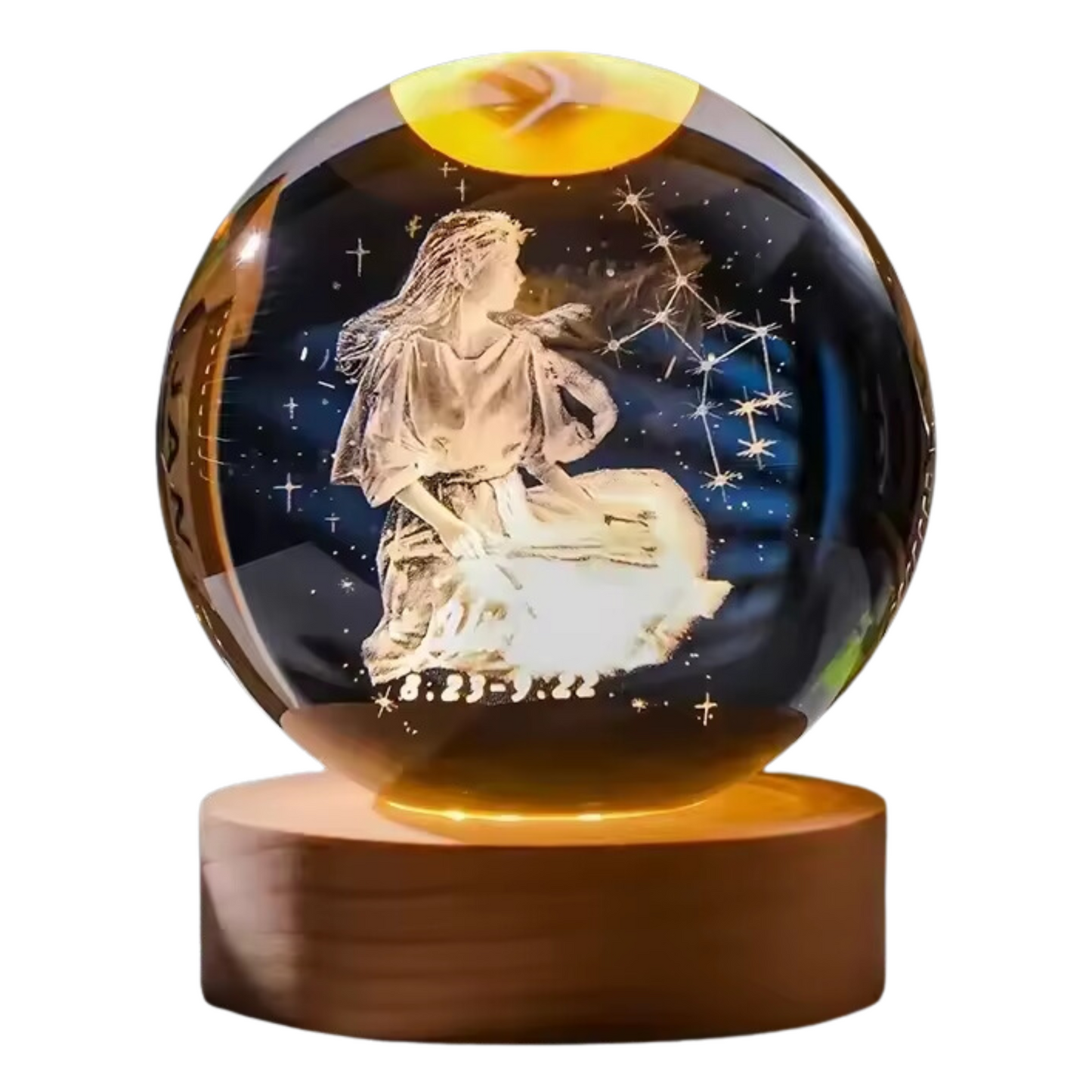 3D Zodiac Crystal Balls