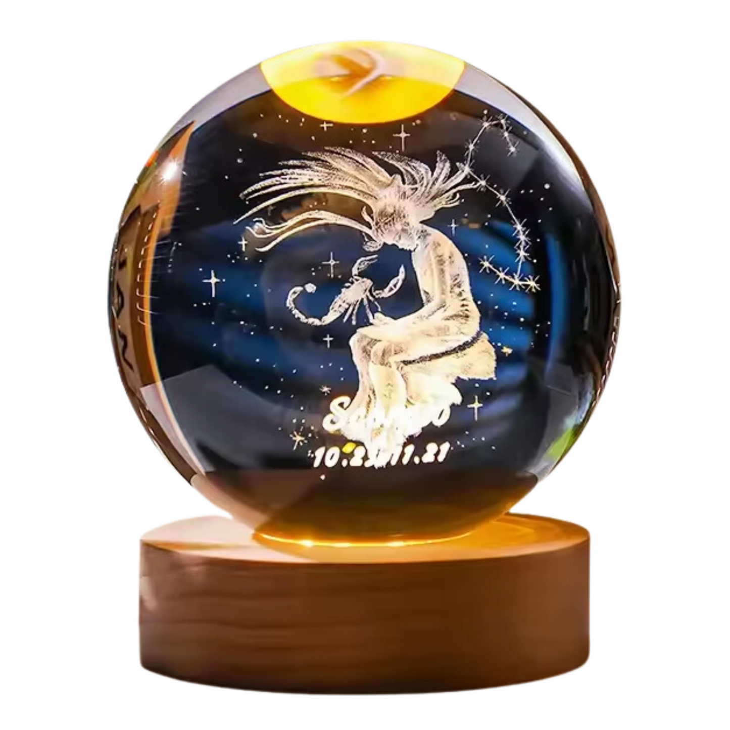 3D Zodiac Crystal Balls