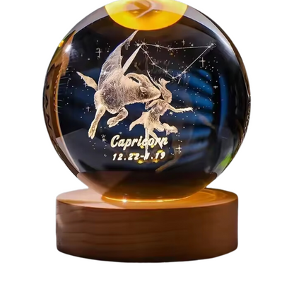 3D Zodiac Crystal Balls