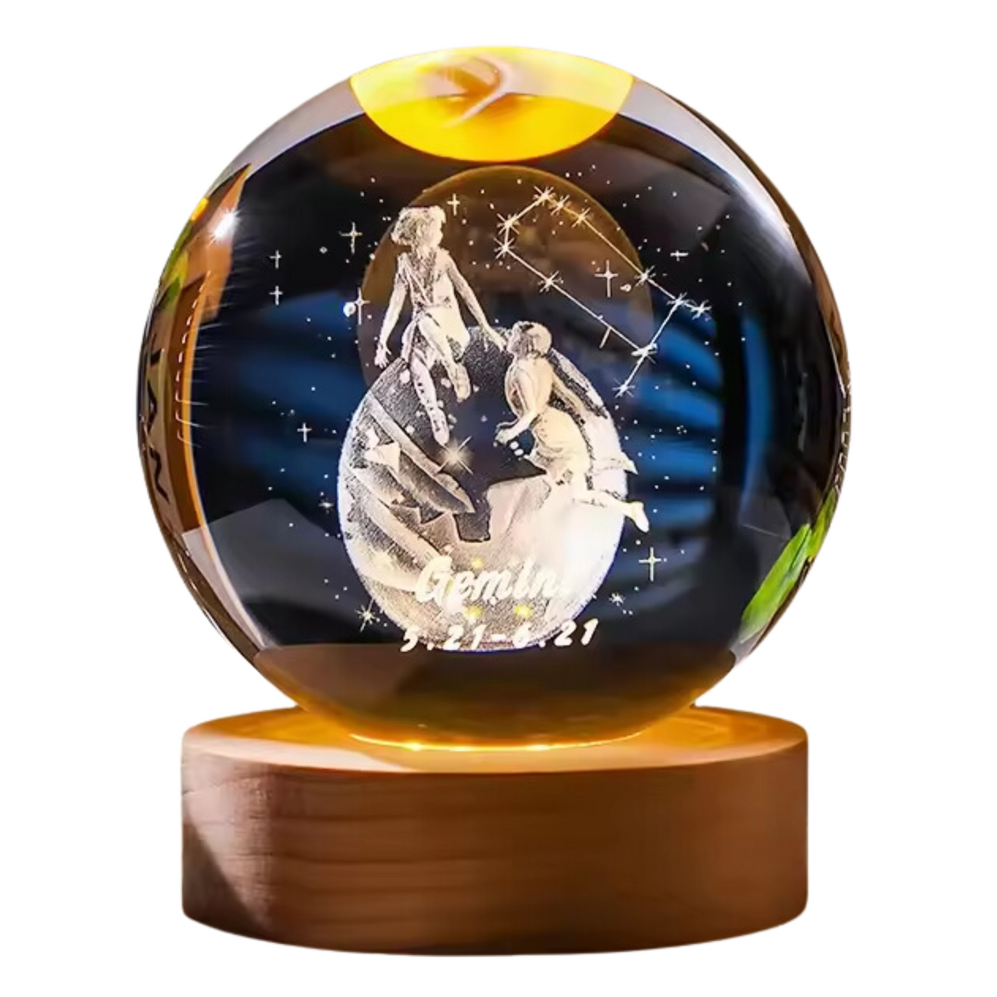 3D Zodiac Crystal Balls